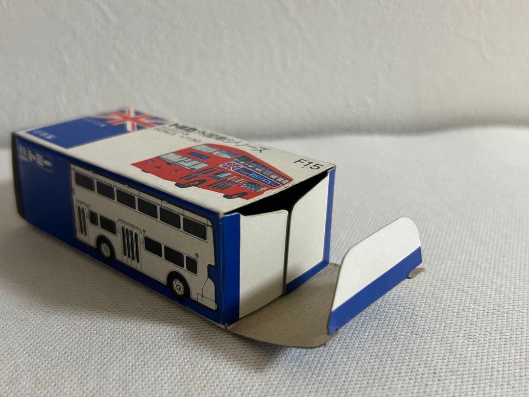 トミカ 日本製 青箱 キノミ玩具特注 無塗装 F15-1 ロンドンバス