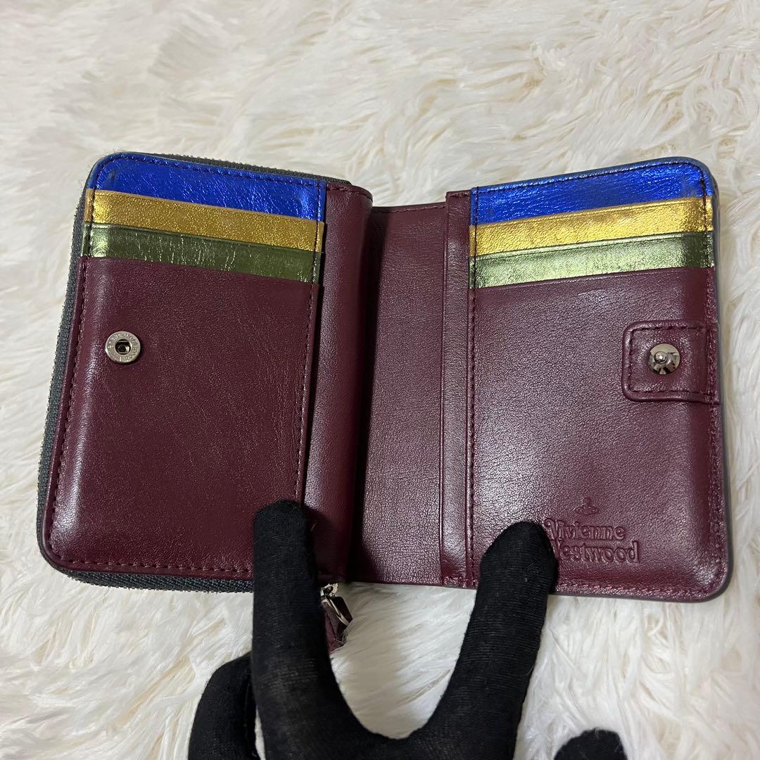 希少 Vivienne Westwood タイガーフラワー 二つ折り財布