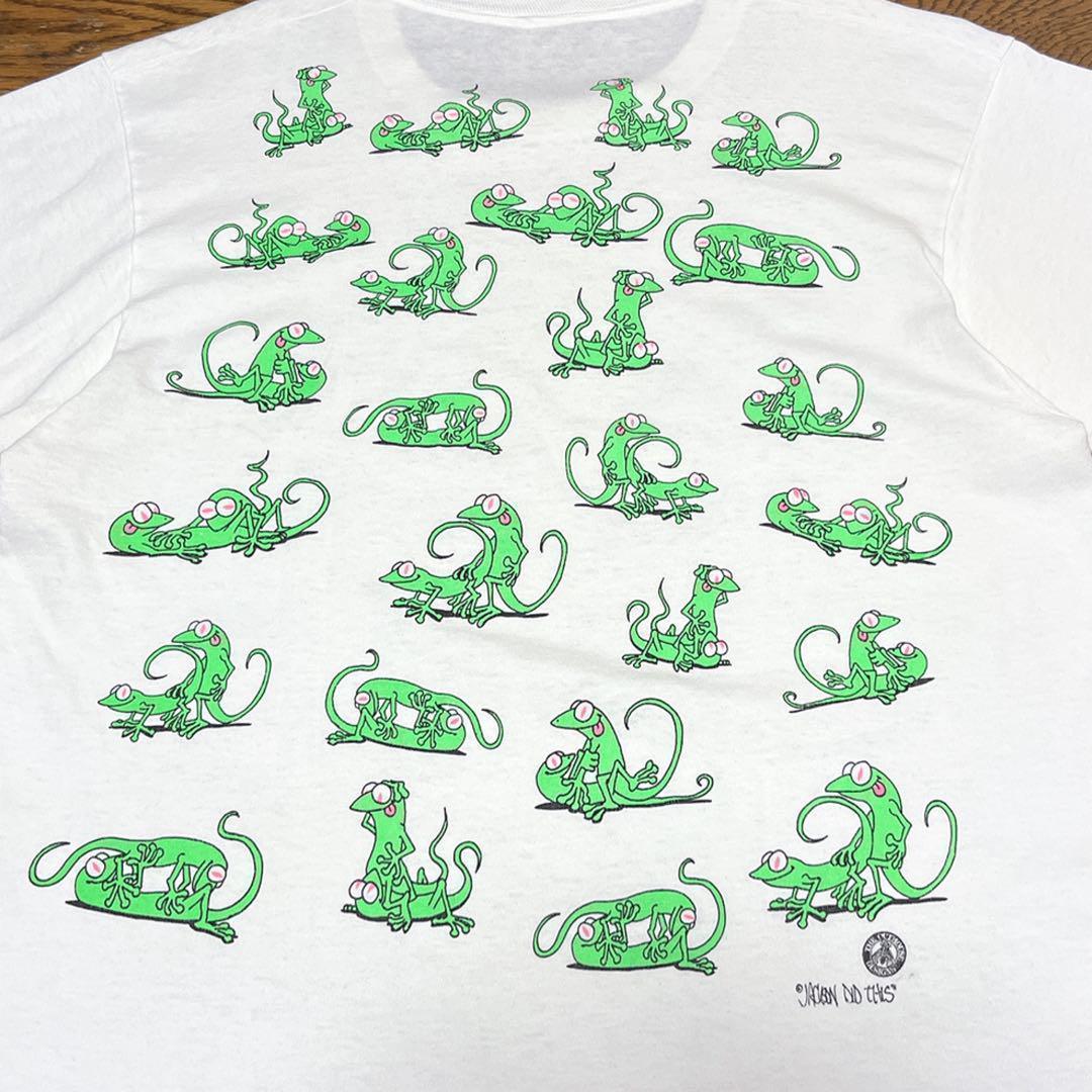 90s VINTAGE エロT 48手 トカゲ カメレオン HAWAII