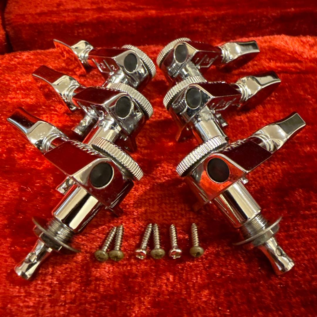 ギター ALLPARTS Grover Chrome Locking Tuners