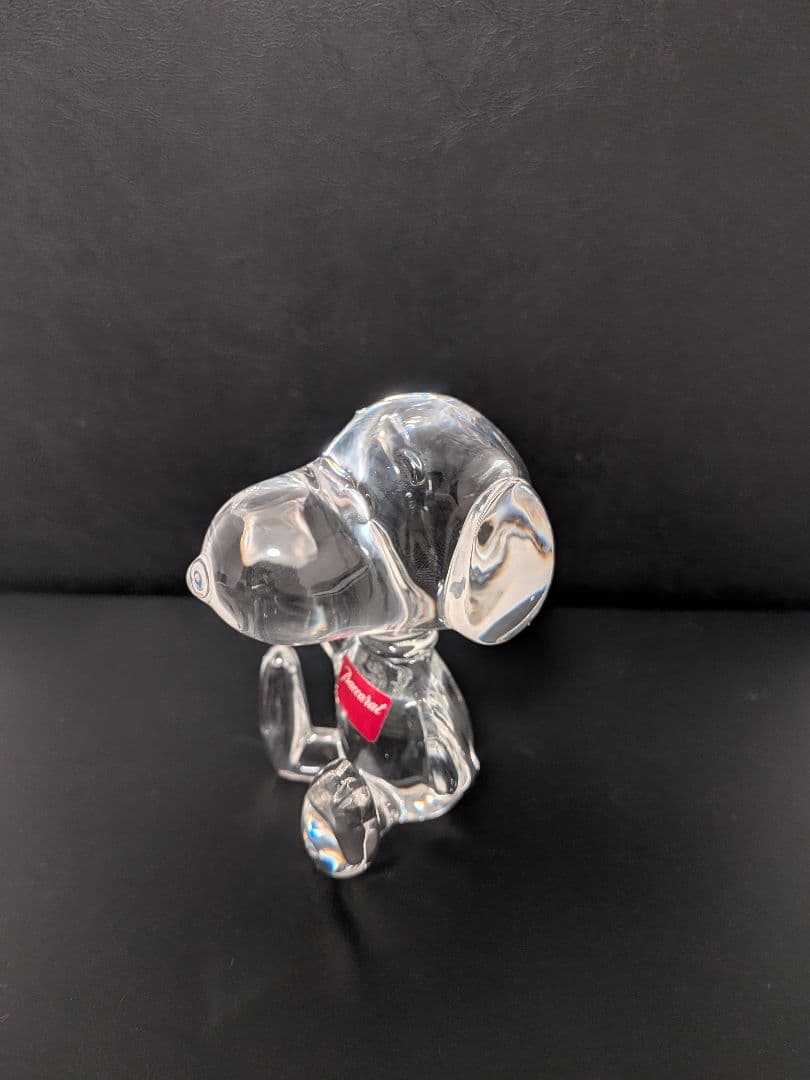 【最終値下げ】Baccarat　SNOOPY彫刻