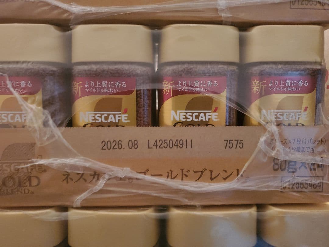 賞味期限2026.8.31☆彡NESCAFEゴールドブレンド80g×24