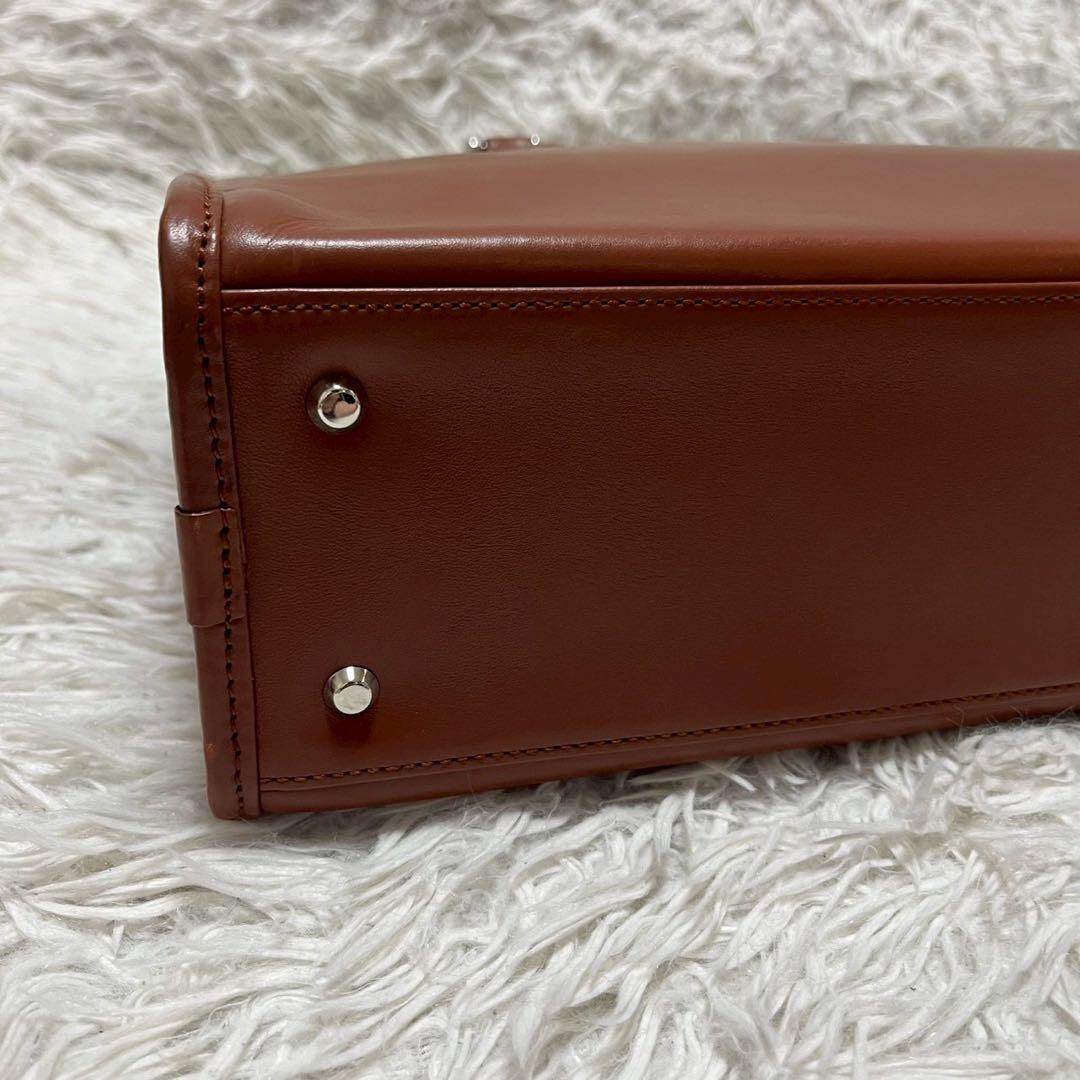 未使用品✨ビジネスレザーファクトリー ブリーフケース 2way ブラウン 本革