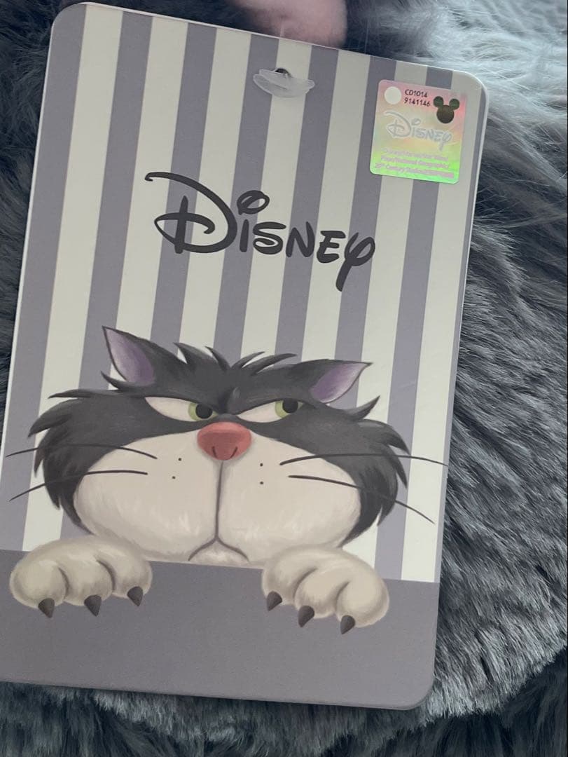 海外限定 ディズニー ルシファー ブランケット付き big ぬいぐるみ