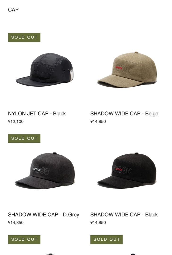 THE H.W.DOG&CO キャップ