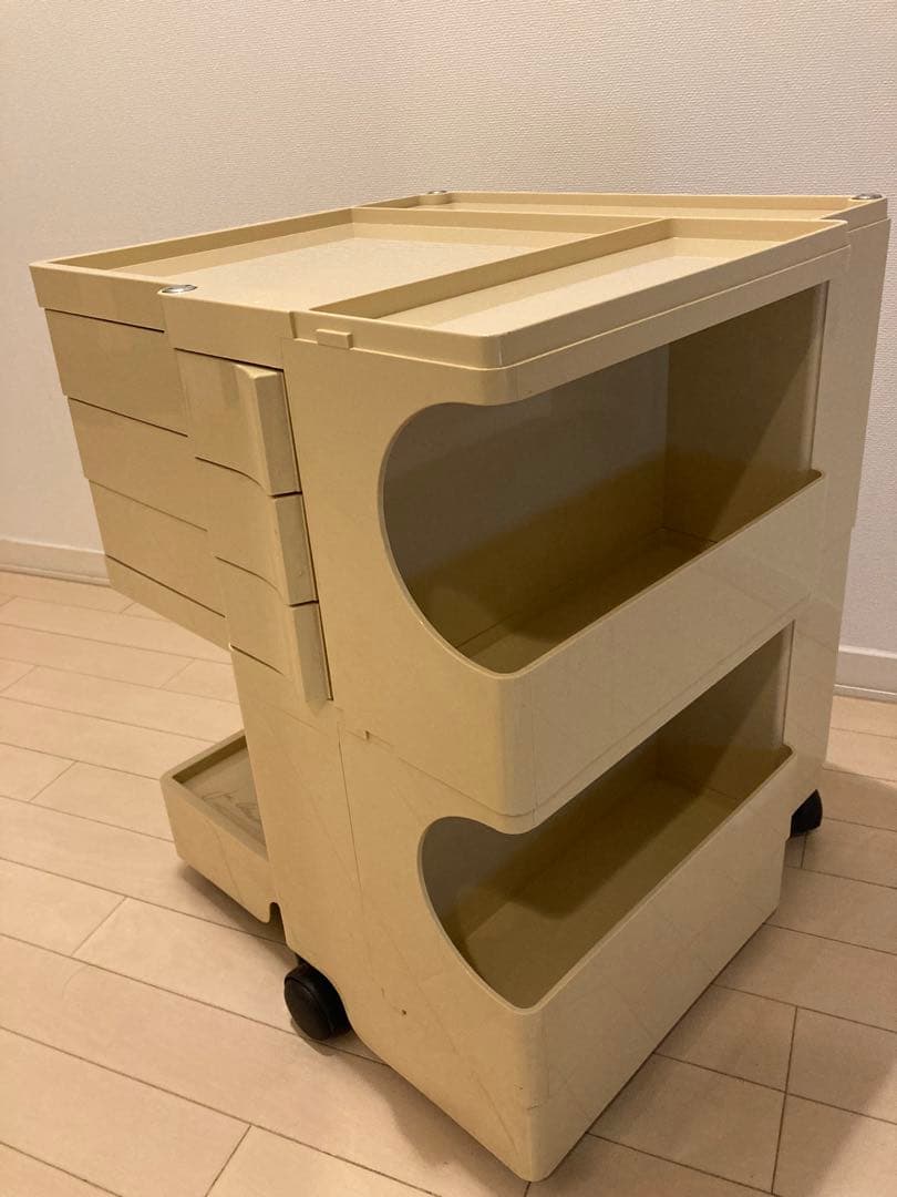 B-LINE正規品 Boby Wagon ボビーワゴン 2段3トレイ／ベージュ系