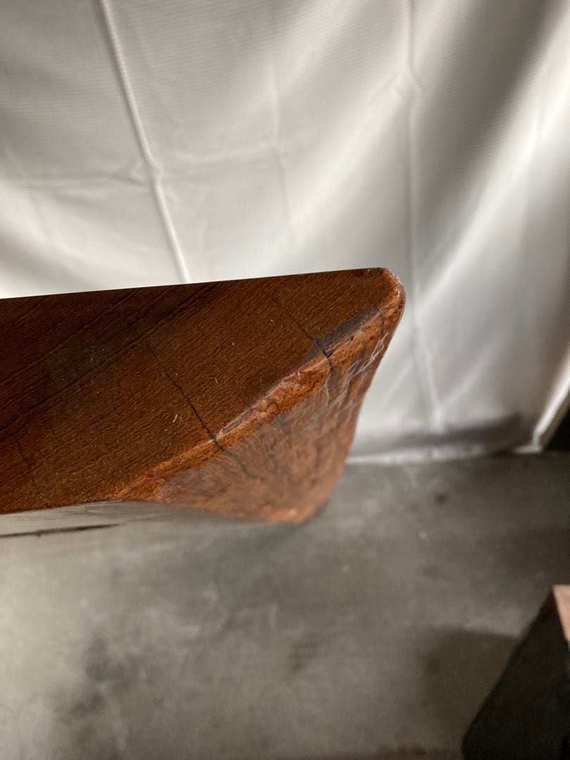 無垢　一枚板　カウンター　ブビンガ?