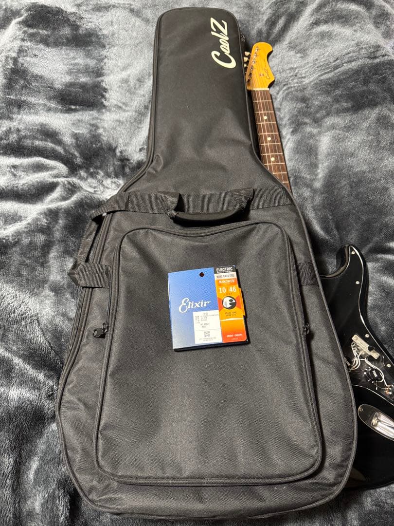 CoolZ エレキギター ZST-V/R ストラト ブラック