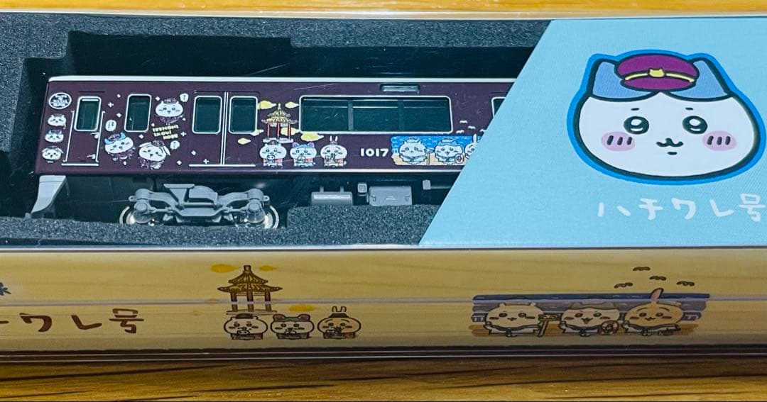ちいかわ 阪急電車 神戸線 ディスプレイモデル ハチワレ号 Nゲージ新品未開封！