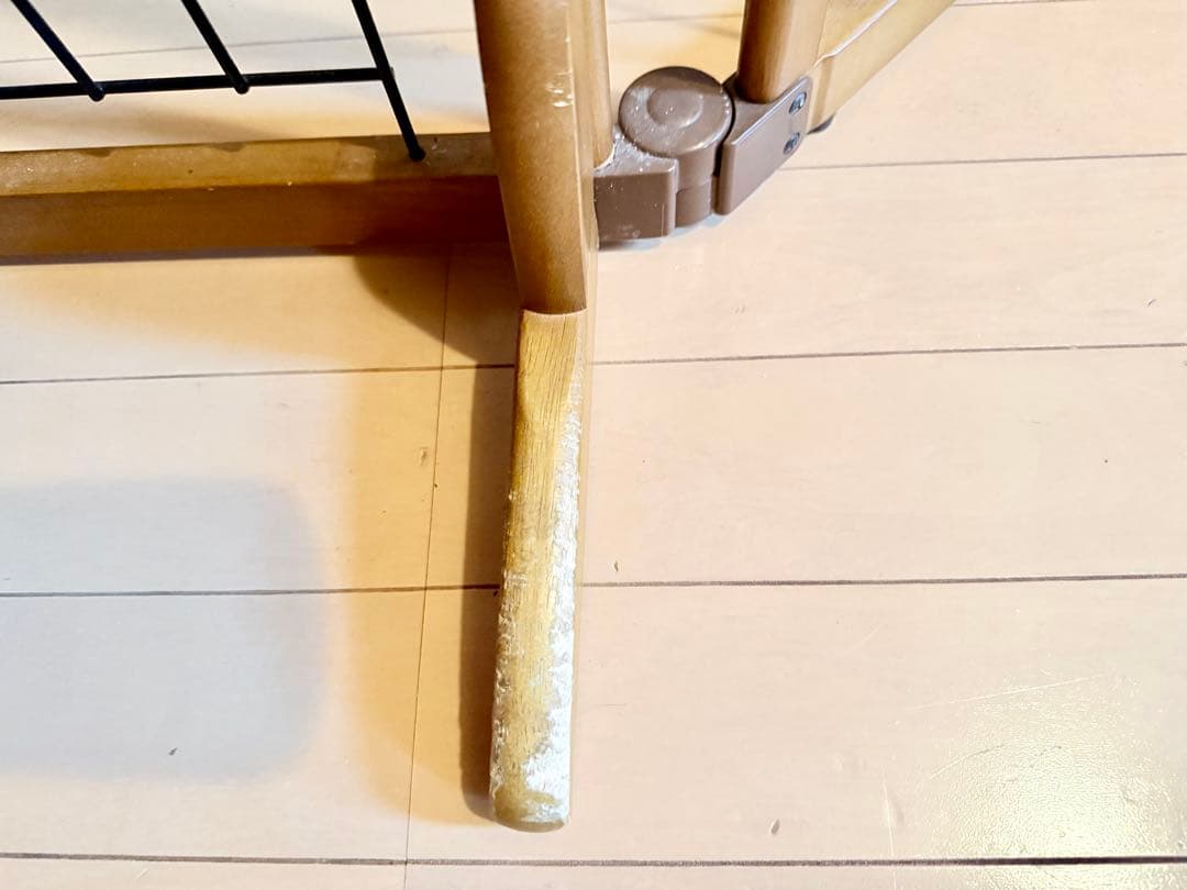 リッチェル　木製置くだけドア付きゲートL