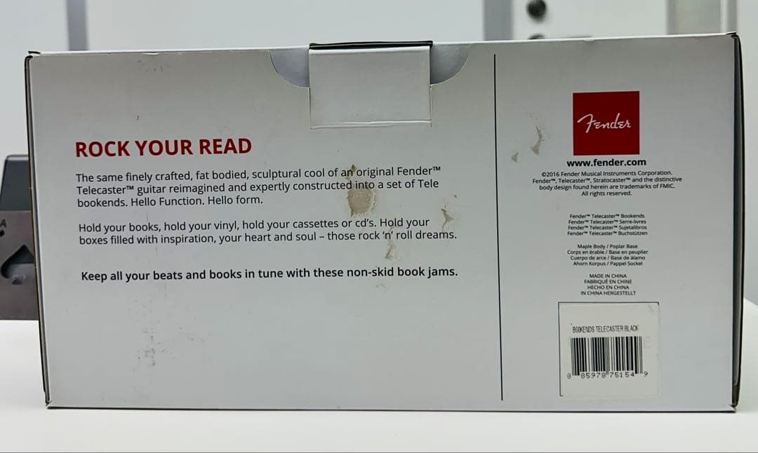 Fenderビルダーサインブックエンド テレキャスター実物ボディ同素材 おまけ付