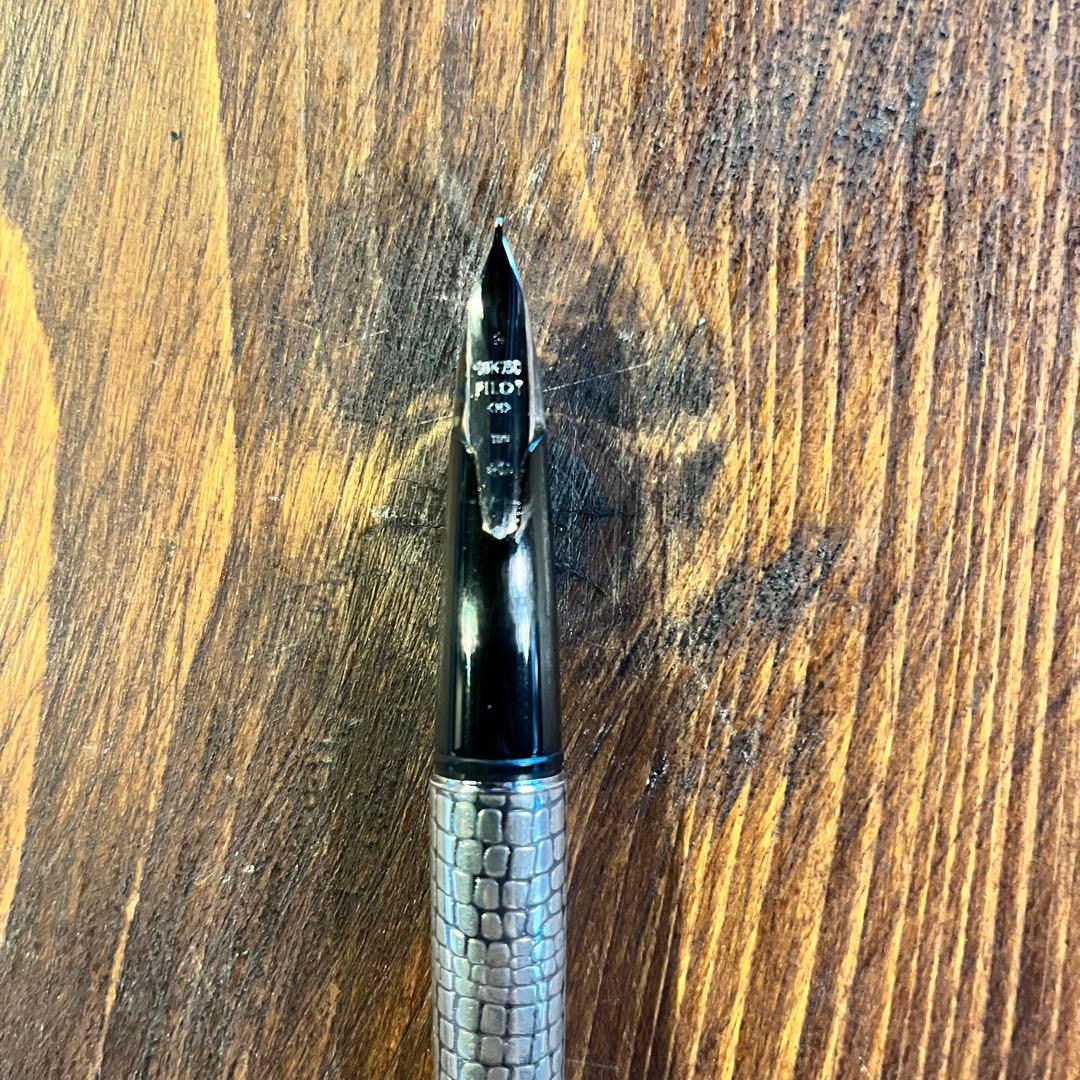 【定価99,000円】PILOTパイロット万年筆｜シルバーン石だたみ