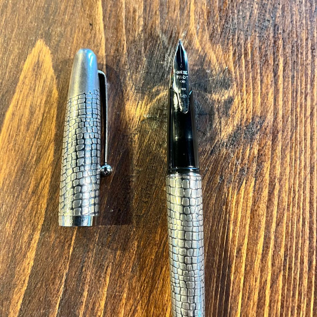 【定価99,000円】PILOTパイロット万年筆｜シルバーン石だたみ