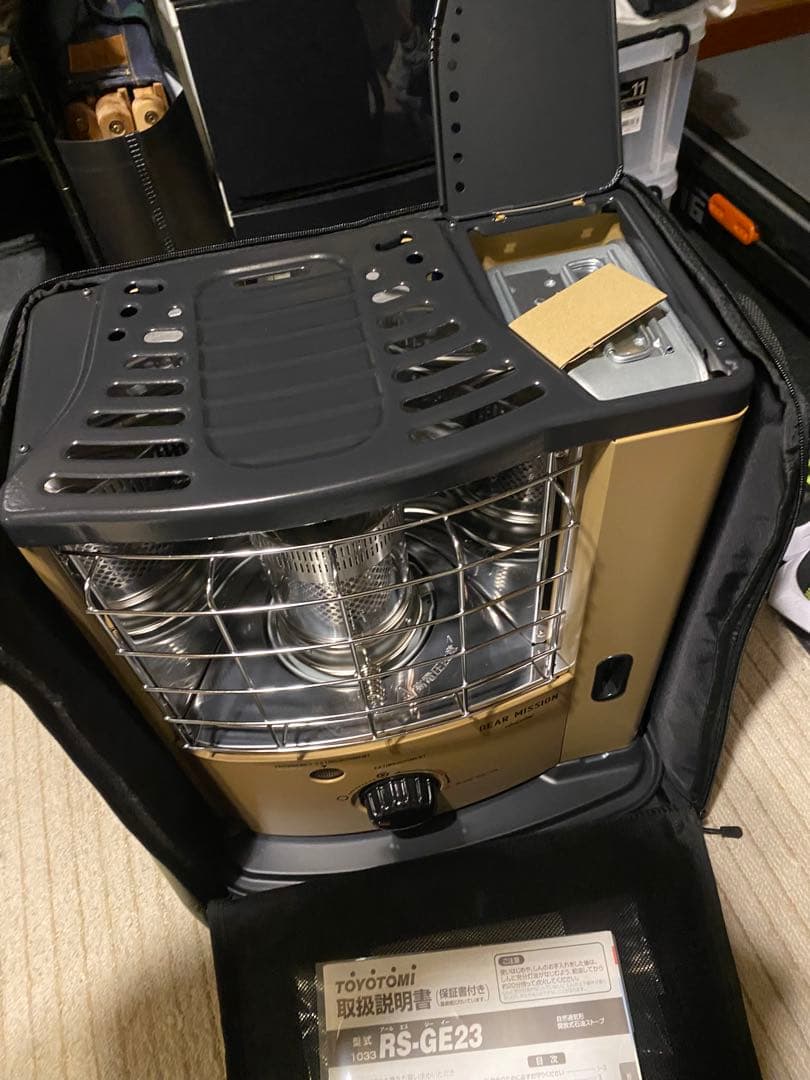 引取限定！トヨトミ RS-GE23 ギアミッションストーブ 専用ケース付
