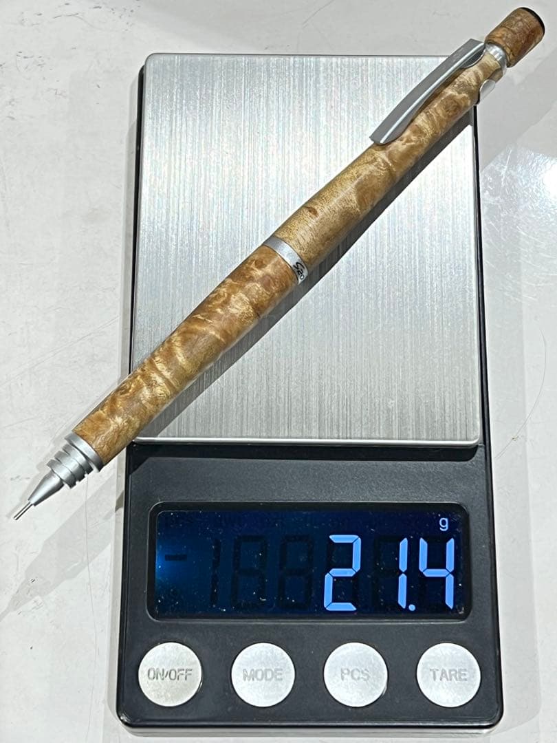 S20 0.5mm マーブルウッド　ノックボタン