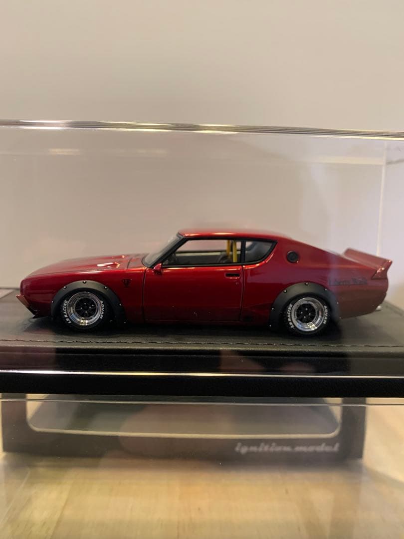 イグニッションモデル　1/43 LBWK ケンメリ メタリックレッド