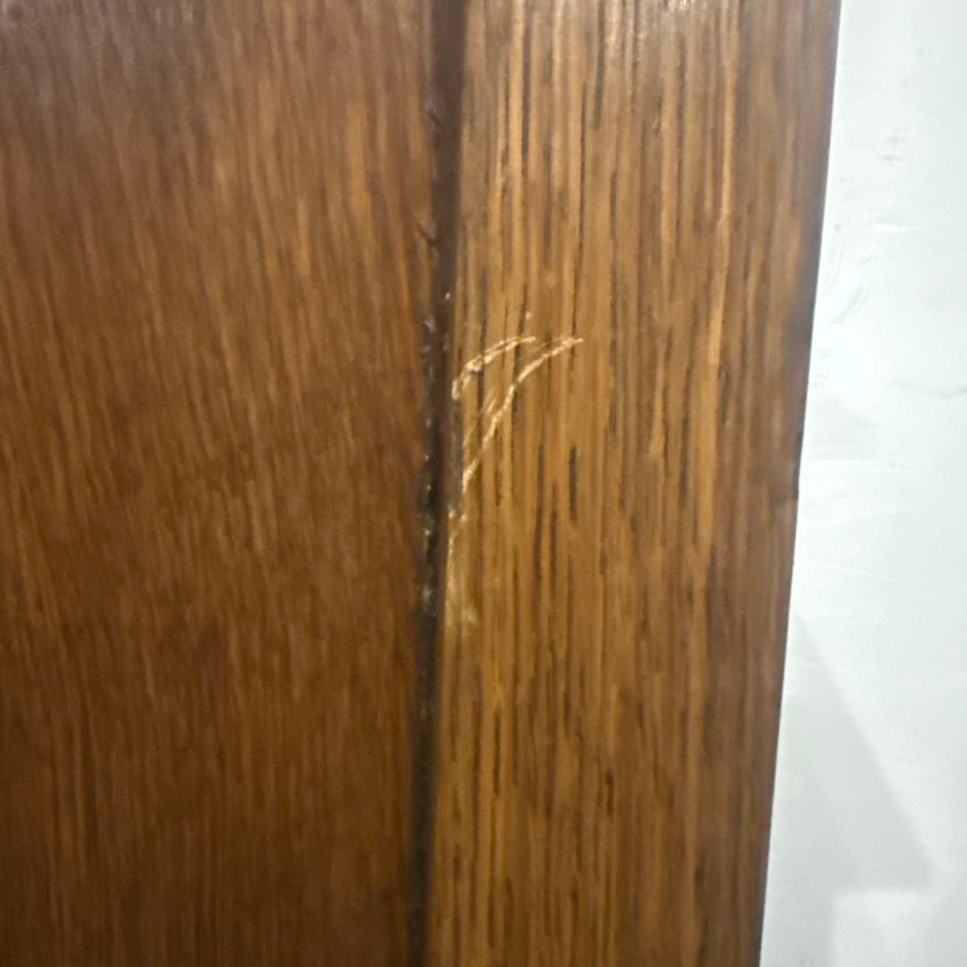 ヴィンテージ　木製サイドテーブル　3段引き出し付き