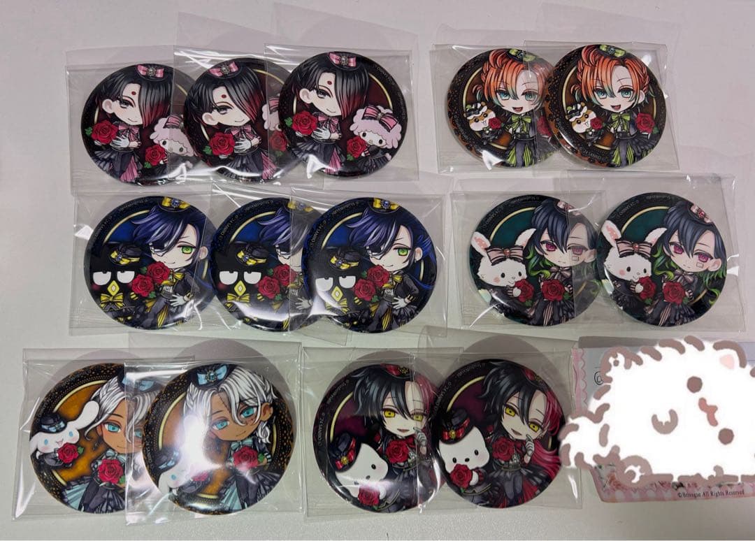 あくねこ 缶バッジ　悪魔執事と黒い猫