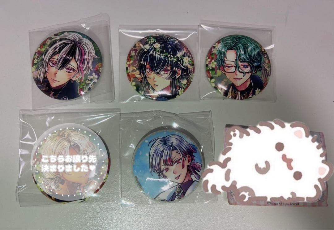 あくねこ 缶バッジ　悪魔執事と黒い猫