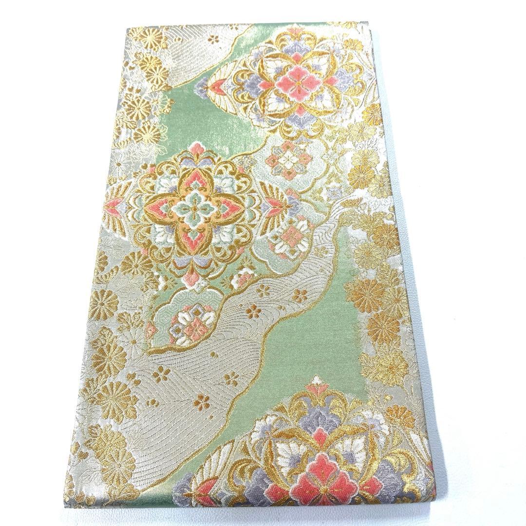 専用帯5716 4853 4858 三点セット●高級 正絹 六通 袋帯