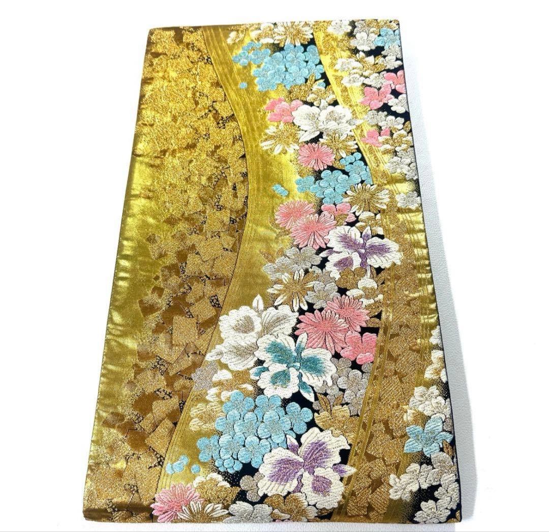 専用帯5716 4853 4858 三点セット●高級 正絹 六通 袋帯