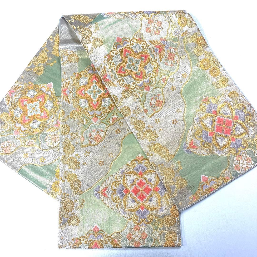 専用帯5716 4853 4858 三点セット●高級 正絹 六通 袋帯