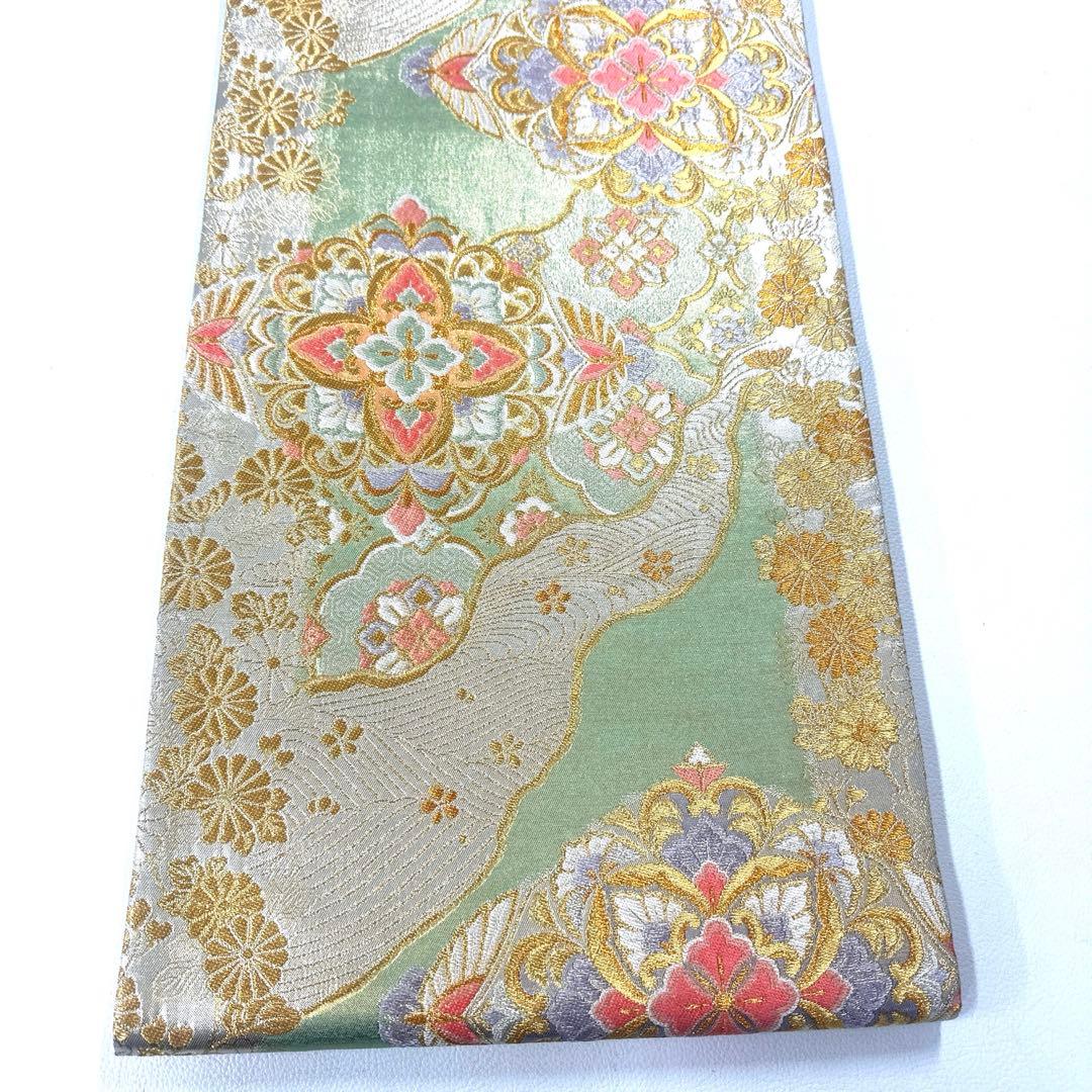 専用帯5716 4853 4858 三点セット●高級 正絹 六通 袋帯