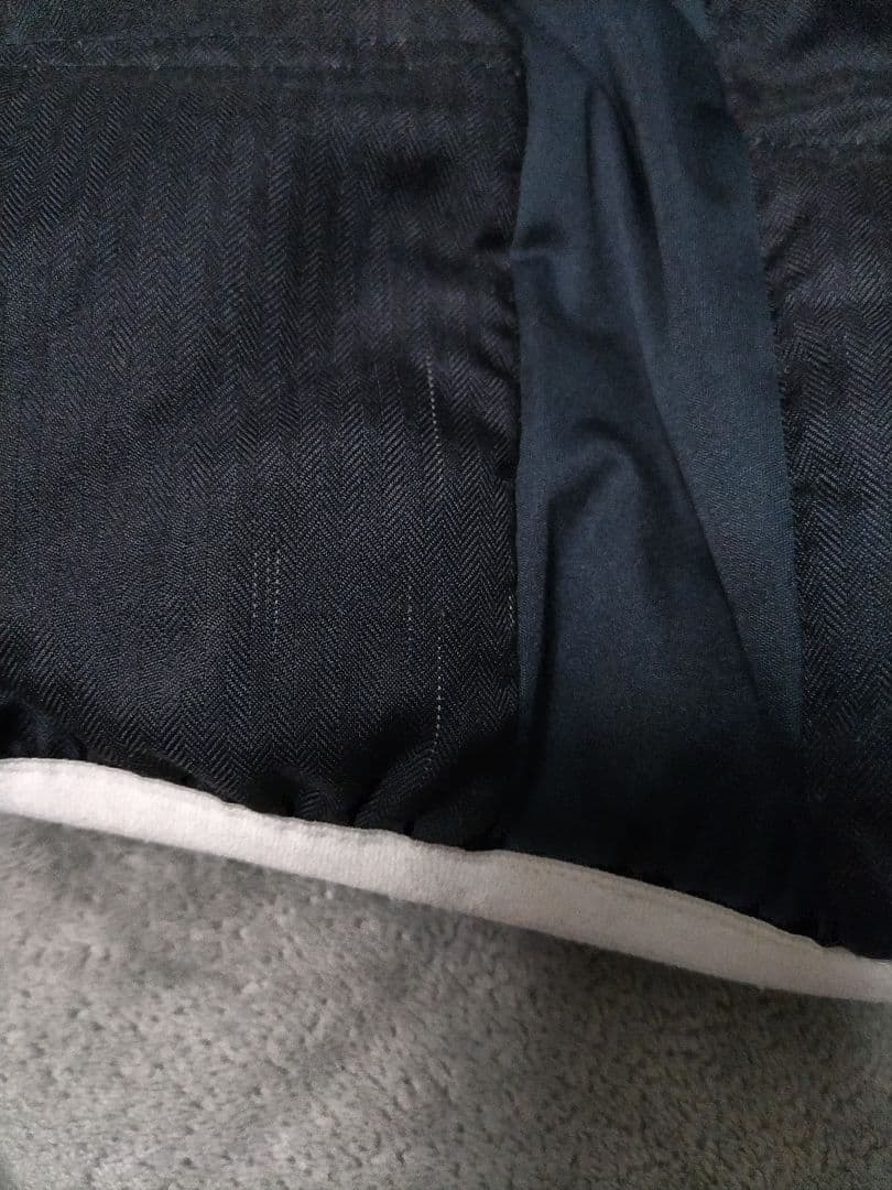 パーリーゲイツ　ダウンジャケット　黒　ヘリンボーン