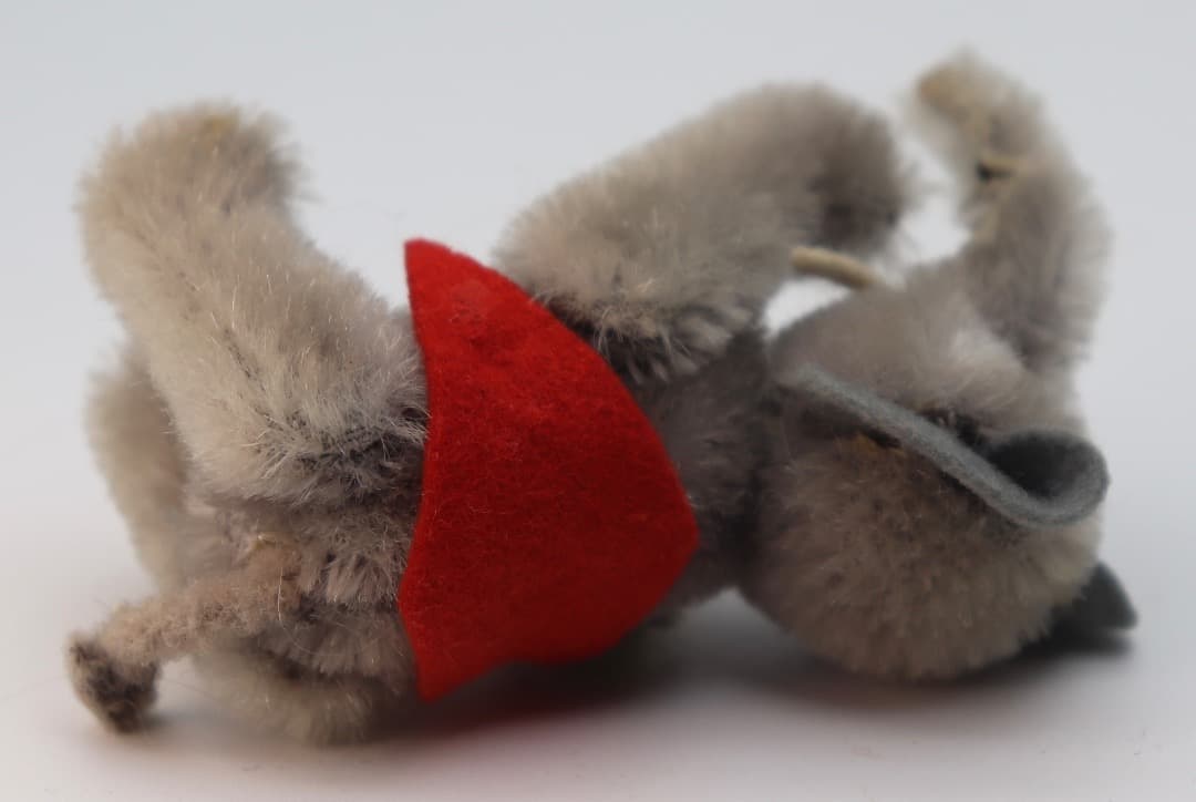 Schuco 1959年製 7325-Elefant 9cm グレーぬいぐるみ象