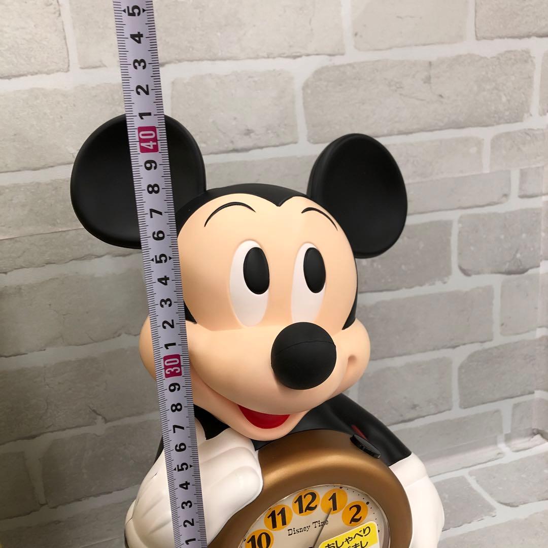 F764 Disney Time ミッキー 目覚まし時計　喋る時計