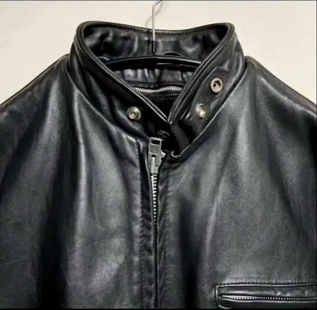 【美品】schott 641 42size シングル ライダース レザー