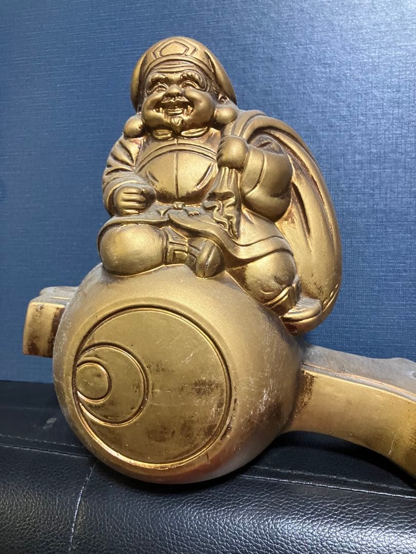 縁起物　打ち出の小槌に乗った大黒天　金運アップ　運気上昇　商売繁盛　憑き物　呪物