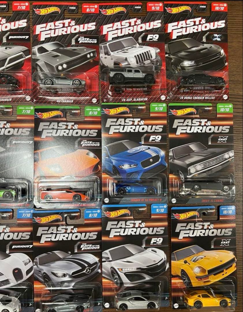 FAST&FURIOUS Hotwheels 30種コンプリートセット