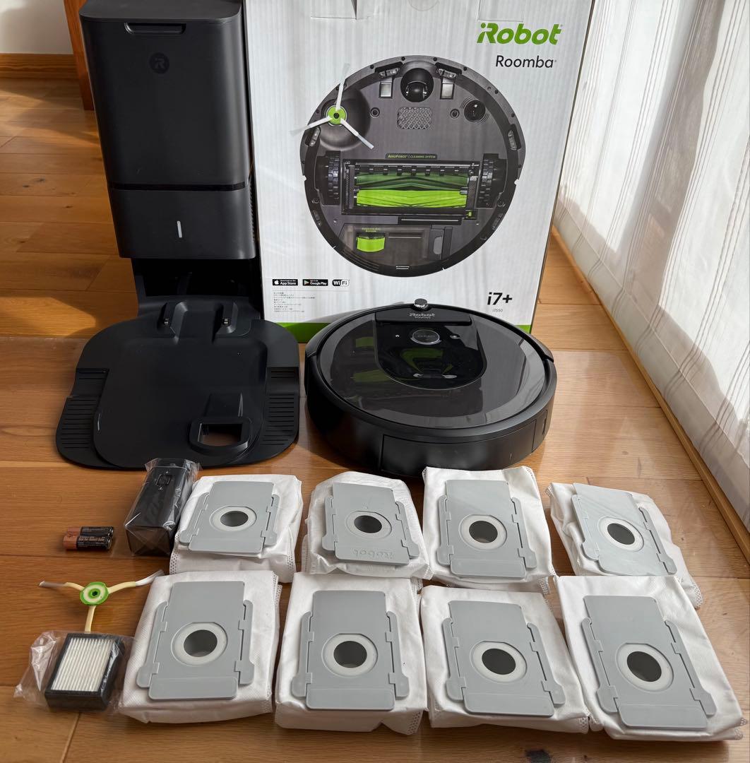 iRobot Roomba i7+ 本体 自動充電ドック付き