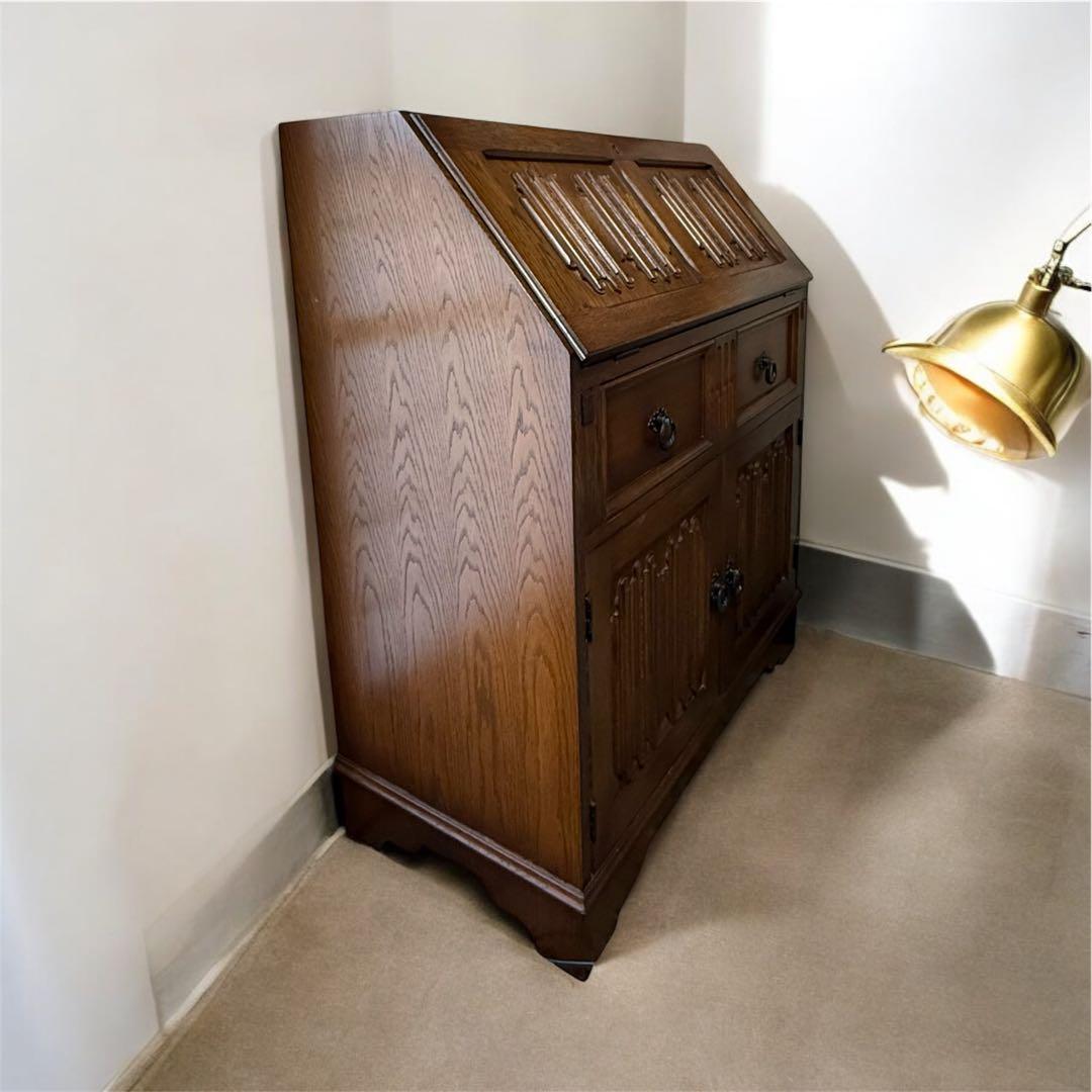 アンティーク家具 イギリスライティングビューロー 机