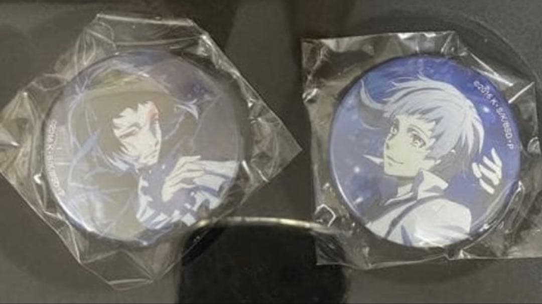 文豪ストレイドッグス 缶バッジ 中島敦 芥川龍之介