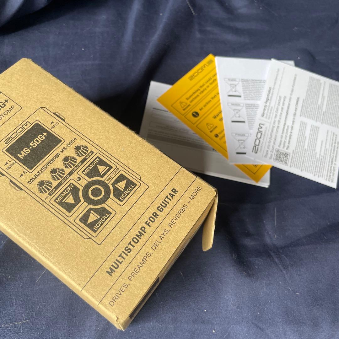 ZOOM MS-50G+ 【ほぼ未使用美品】