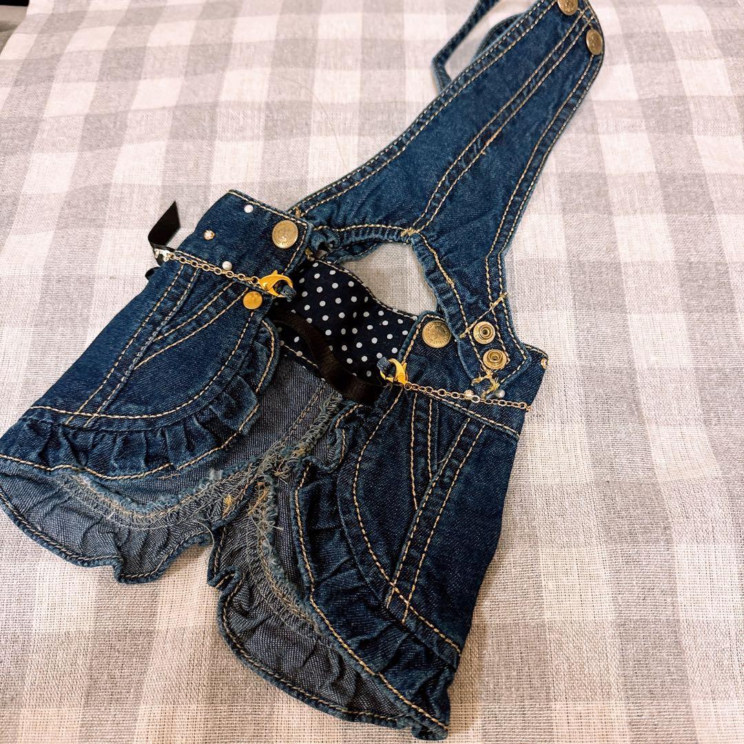 BUL BU-BU デニムジャンバースカート　Sサイズ