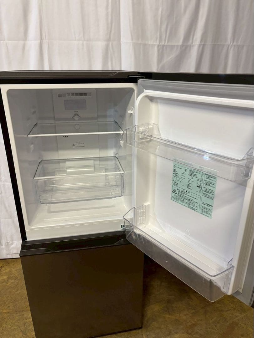 【ss】AQUA 2ドア冷蔵庫 AQR-14N(S) 2023年製135L