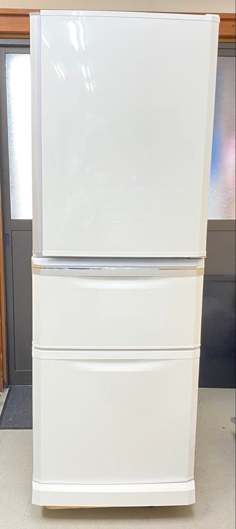 三菱 ノンフロン冷凍冷蔵庫 335L MR-C34E-W 2020年製