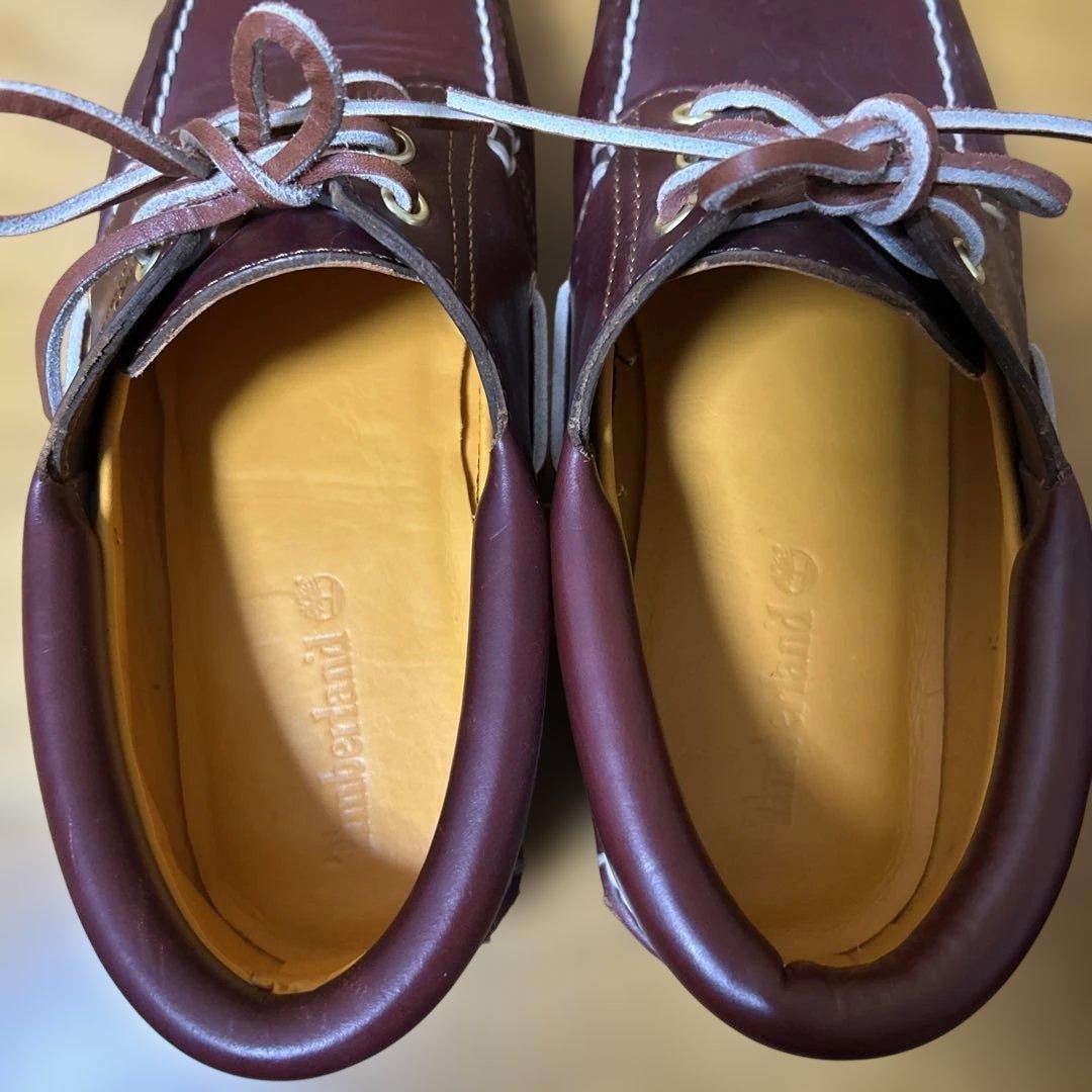 Timberland 3EYE CLASSIC LUG バーガンディ　27