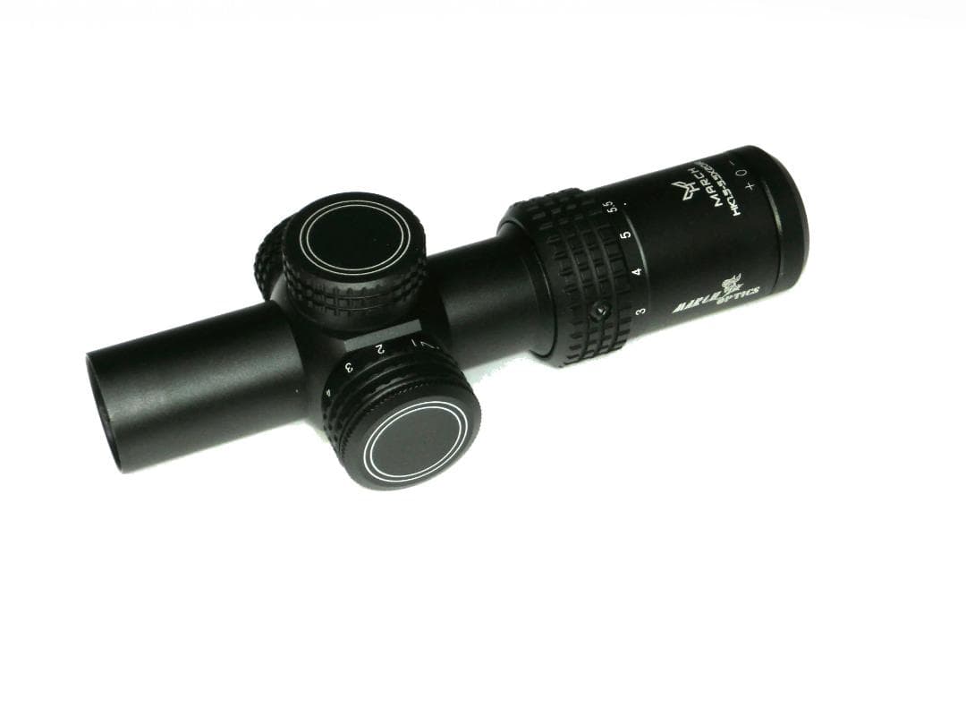 1.5-5.5x20ショートズームスコープ赤緑発光小型コンパクトスコープ新品