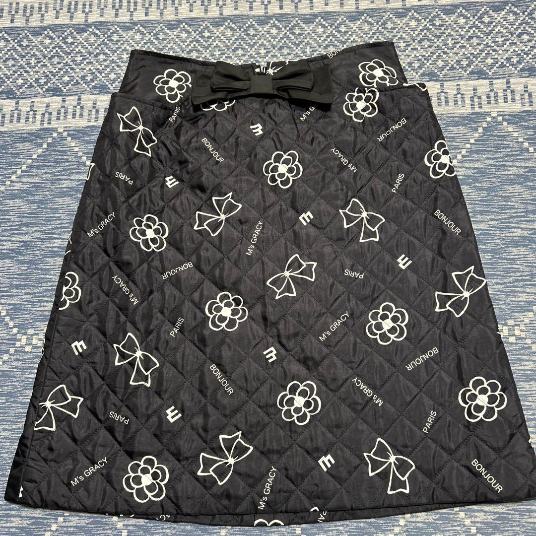 ★本日最終価格★M'S GRACY キルティングスカート 40新品未使用
