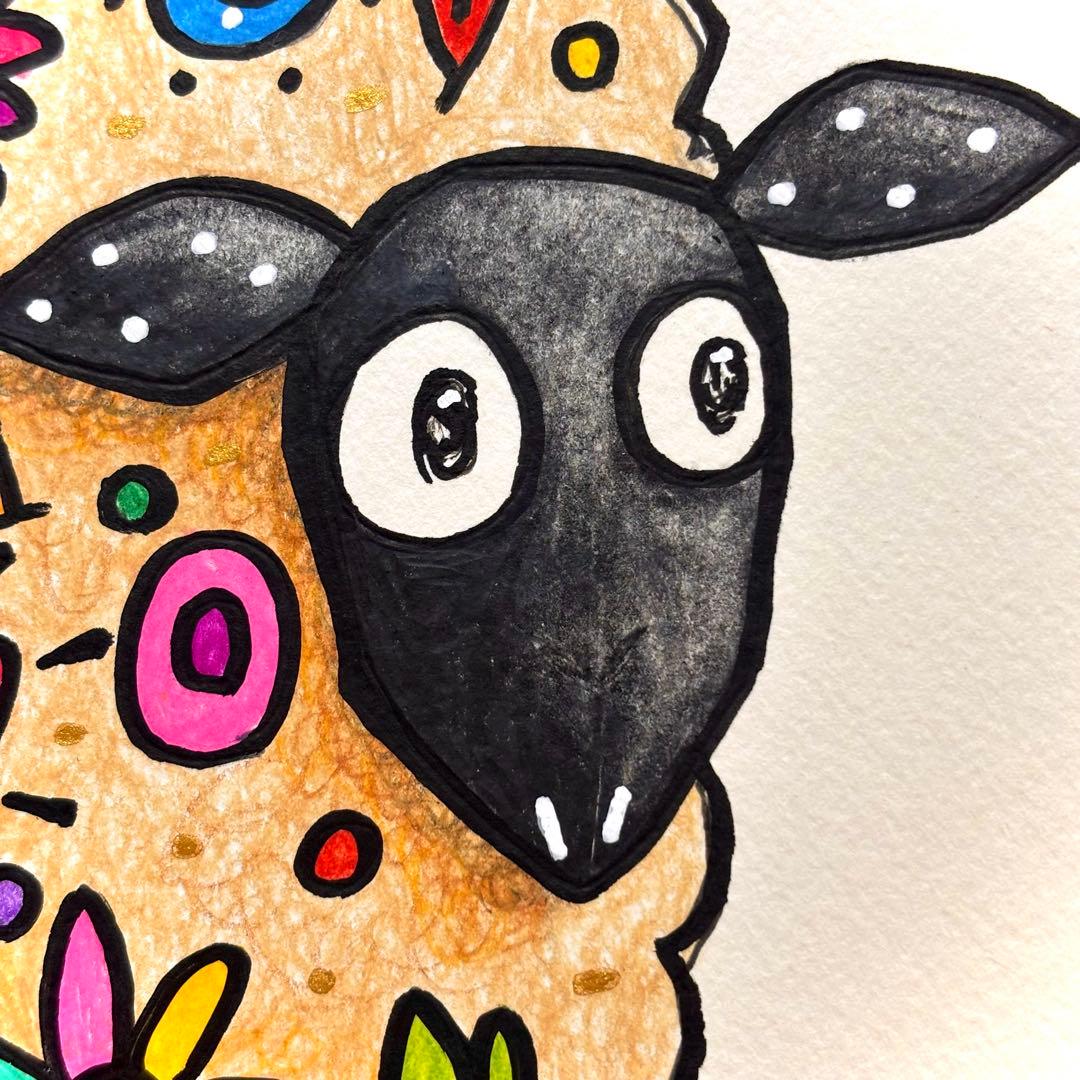 J*x様 「 欠けているから輝ける 」｜絵画 原画 抽象画 動物画 ドローイング