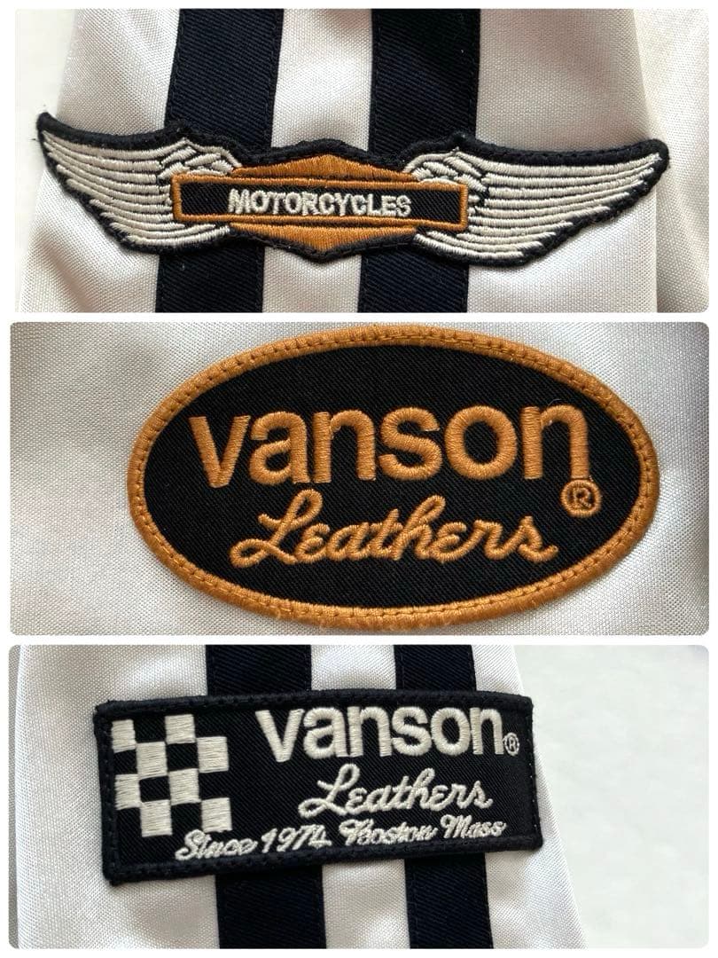 VANSON ライダースジャケット ワンスター 40周年モデル ボンディング L