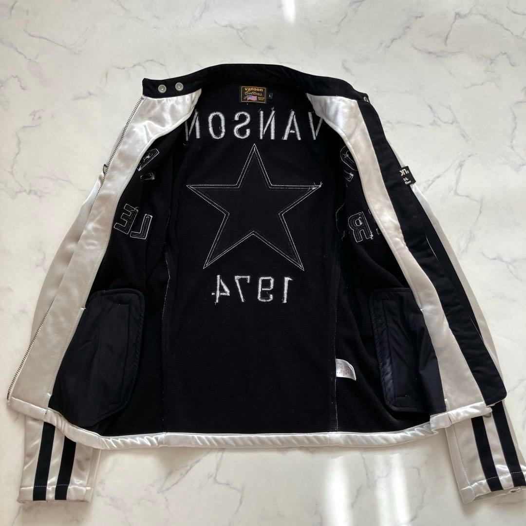 VANSON ライダースジャケット ワンスター 40周年モデル ボンディング L