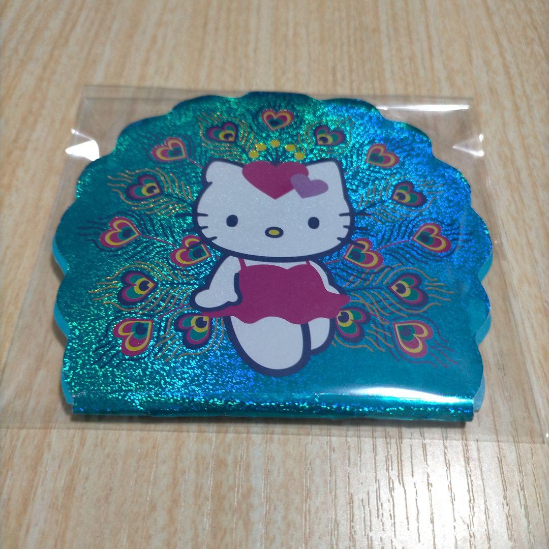 キティ　海外限定　ピーコック孔雀　ダイカット　 メモ 使いかけ
