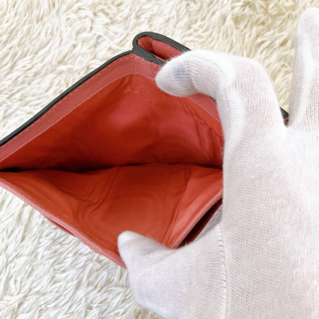箱付✨ミュウミュウ 三つ折り財布 マドラス　レザー　ピンク系