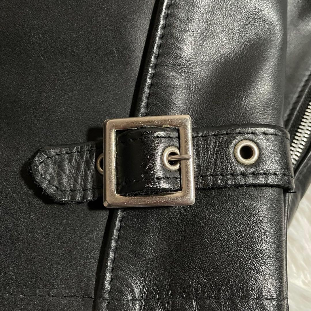 ショット ライダースジャケット レザージャケット 643