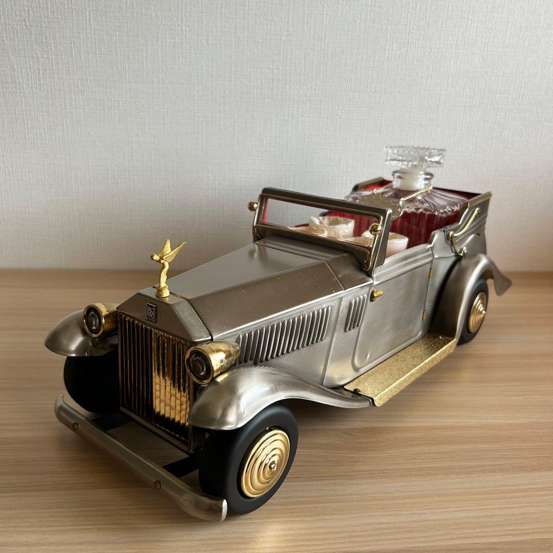 【未使用】ヴィンテージ　ロールスロイス　ウィスキー　デキャンタ　オルゴール　レア